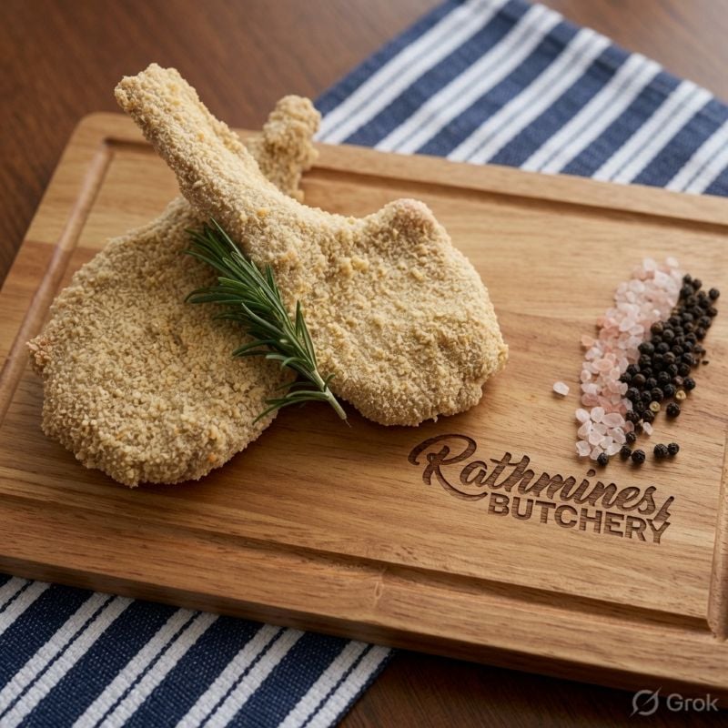 crumb lamb cutlet