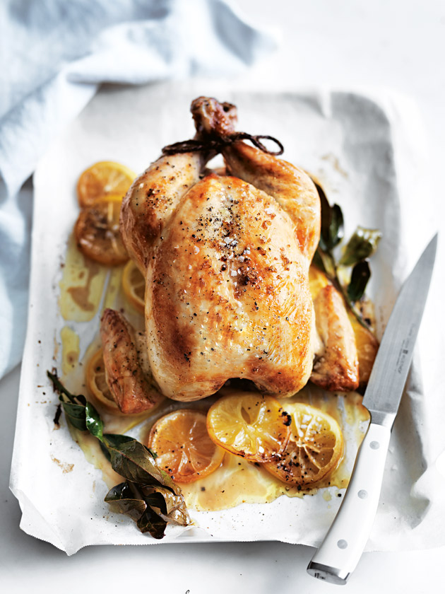 brined roast chicken