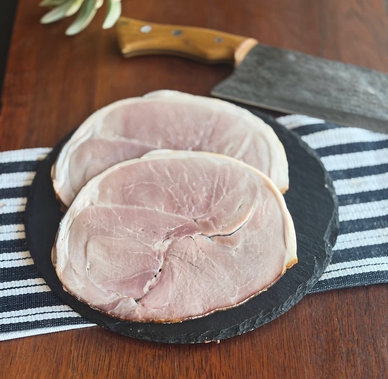 sliced leg ham (made on the premises)