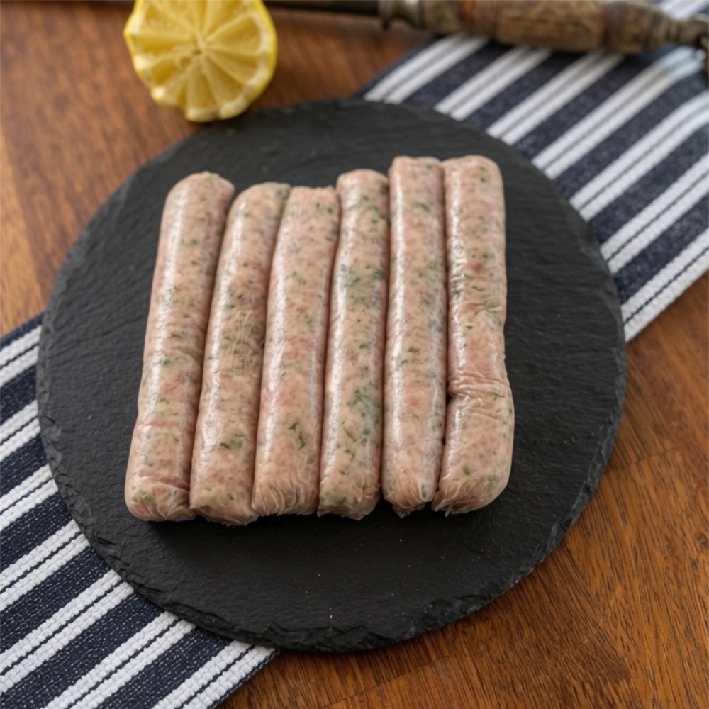 chicken cheese & parsley sausage