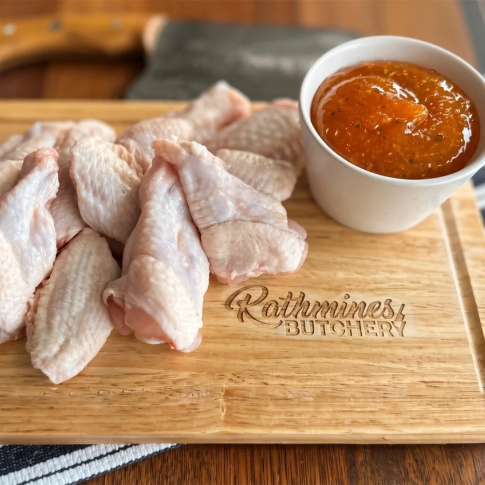 chicken drumettes in mango coconut