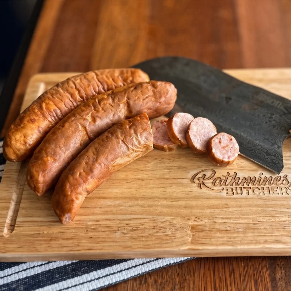 pork & cheese kransky (made on the premises)