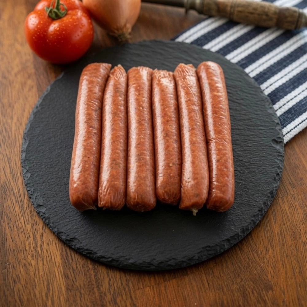 gourmet tomato with onion sausages