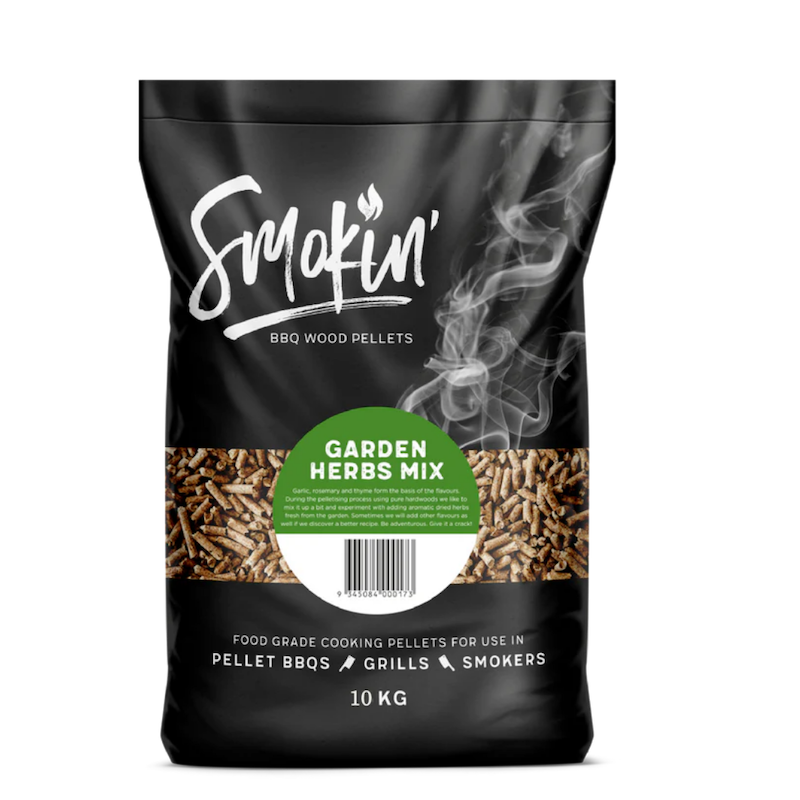 smokin' garden herbs mix bbq pellets 10kg