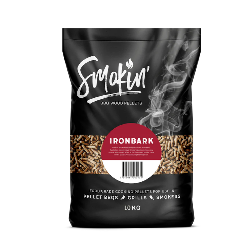 smokin' ironbark bbq pellets 10kg