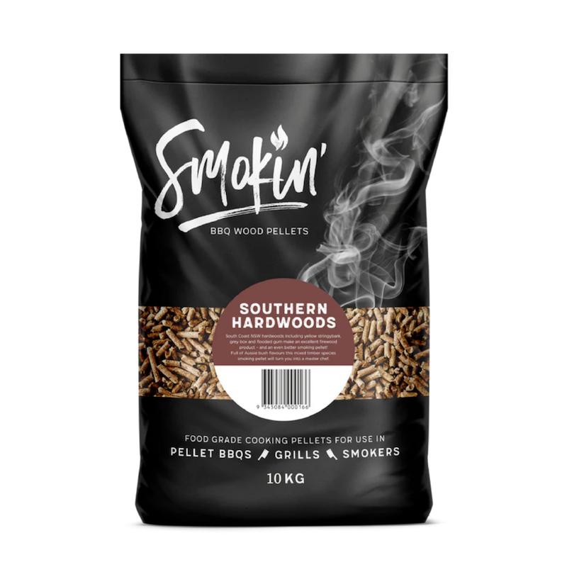 smokin' southern hardwoods bbq pellets 10kg
