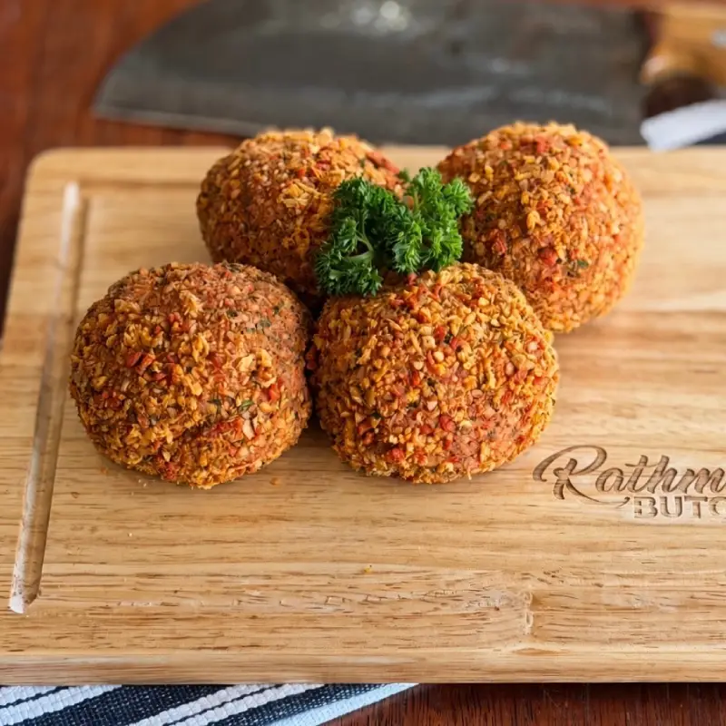 tomato bacon & onion patties